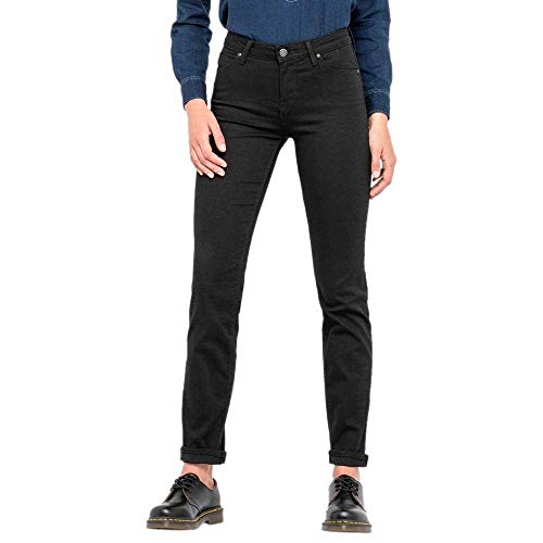 Lee - Jeans Damen - Classic Straight Fit - Marion - Schwarz Rinse – Ansicht 1