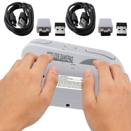 2 Pack 2.4GHz Wireless Gamepad Controller For Super Nintendo NES & SNES classic mini Wireless Console controller joystick game