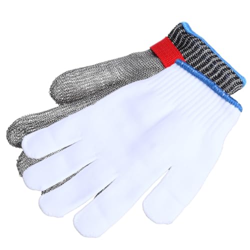 Gant anti-coupure en maille de métal inoxydable pour boucher