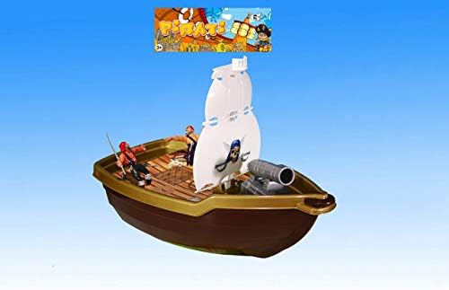 Apel Plastik Pirate Boat, Multi-Colour