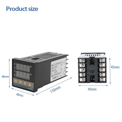 Régulateur de température REX-C100 K thermostat numérique 110 V 240 V relais - 4