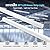 HYPERLITE 8FT LED Linear Strip Light Fixture: 80/64/50W LED Shop Lights 3500K/4000K/5000K CCT Selectable 1-10V Dimmable UL Listed 130lm/w Commercial LED Shop Lights for Garage Warehouse 4pack
