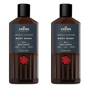 Cremo Rich-Lathering Palo Santo (Reserve Collection) Body Wash, Notes of Bright Cardamom, Dry Papyrus and Aromatic Palo…