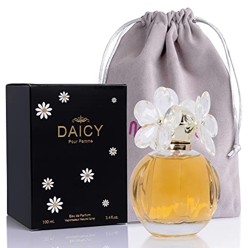 Novoglow Daicy Pour Femme, Eau De Parfum Spray For Women, Casual Daily Cologne Set With Deluxe Suede Pouch - Succulent Wild Berries, Daytime & Casual Use, For All Skin Types, 3.4 Fl Oz #TOP10