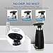 SVAVO Automatic Soap Dispenser, 12oz / 350ml Battery Operated Touchless Soap Dispensers with Adjustable Soap Volume Infrared Sensor Countertop Auto Soap Container for Home School Kitchen, Black