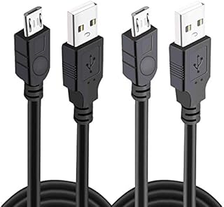 2 Pack 10Ft Charging Cable for PS4 Controller, Play and Charge Micro USB Charger High Speed Data Sync Cord for Sony Playstation 4 PS4 Slim/Pro Controller, Xbox One S/X Controller, Android