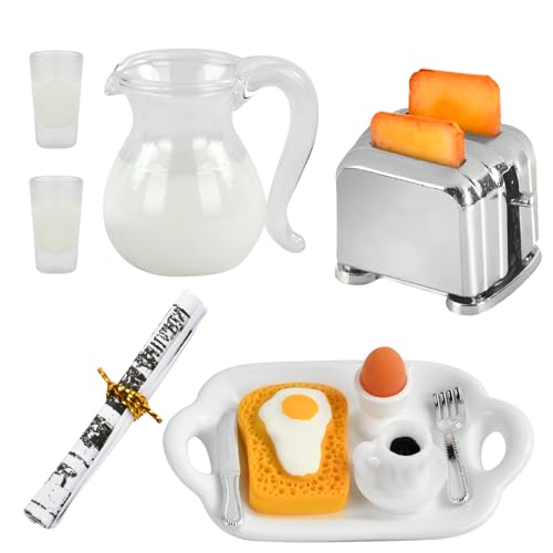 Accesorios en miniatura para desayuno accesorios