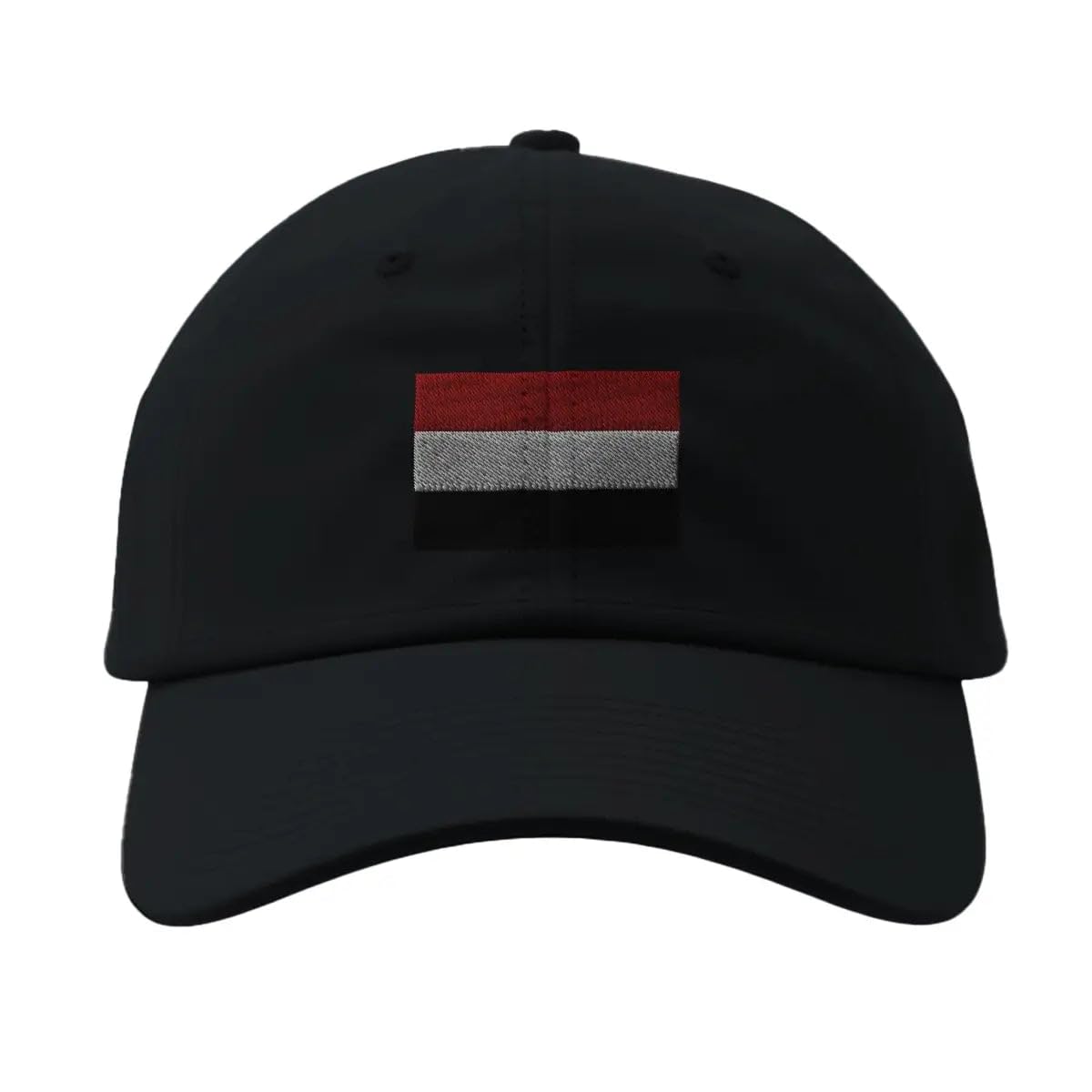 Casquette drapeau du Yémen noir pour se protéger du soleil avec fierté