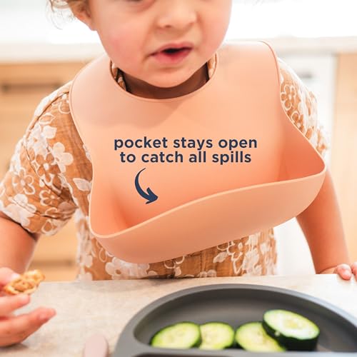 Babeehive Goods Baby Bib | Ultimate Convenience and Protection | Food-Grade Silicone3