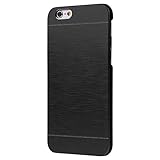 iPhone 6 Case, Ultra Thin Slim Brush Metal Aluminum Case Cover For iPhone 6 4.7' (Black)