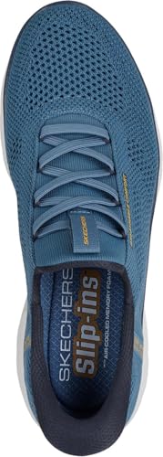 Skechers - Mens Summits - Perfo Slip On Shoes, Color Slate, Size: 12 W US2
