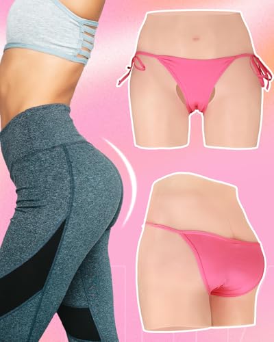 KUMIHO Silicone Pants Fake Butt Panties Silicone Open Crotch Buttocks Hip Enhancer Panty Men Crossdress Transgender2