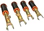 Yonaka Compatible with 2000-2009 Honda S2000 S2K AP1 AP2 Spec 2 Full Coilovers Suspension Shocks Springs Struts JDM USDM