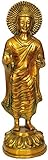 Poids : 2 kg Exotic India Debout Statue de Bouddha – Laiton