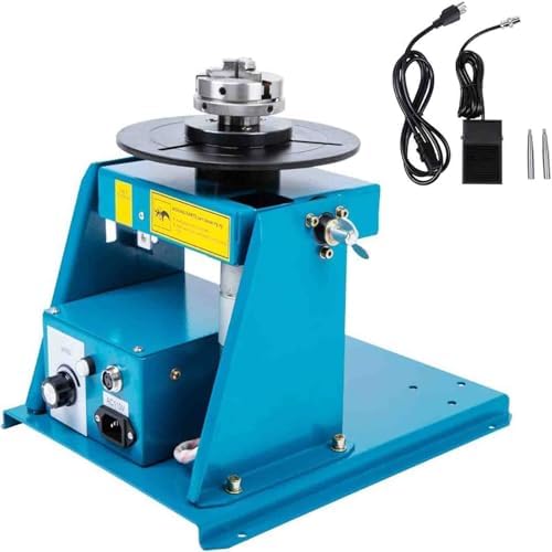 Motorized Rotary Welding Positioner with Adjustable Tilt – Perfect for Cutting, Fabrication, Grinding, and Assembly