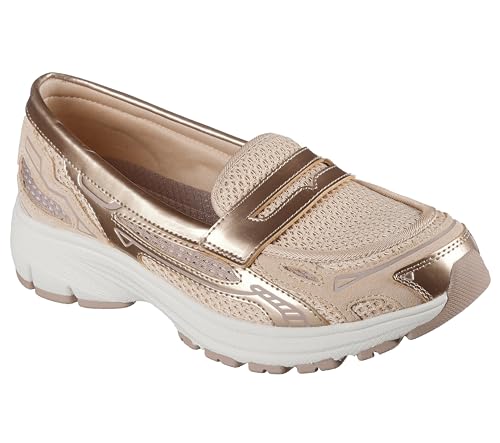 Skechers Women's VAR - City,GLD,10