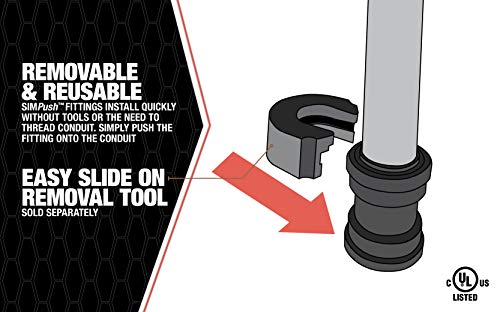 Corps de conduit rigide et IMC 1/2 gris pour protection de cables électriques - 6