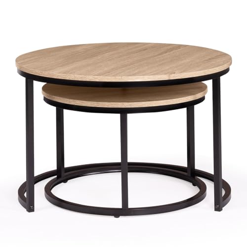 Tables Basses Gigognes Industrielles x2 Detroit IDMarket