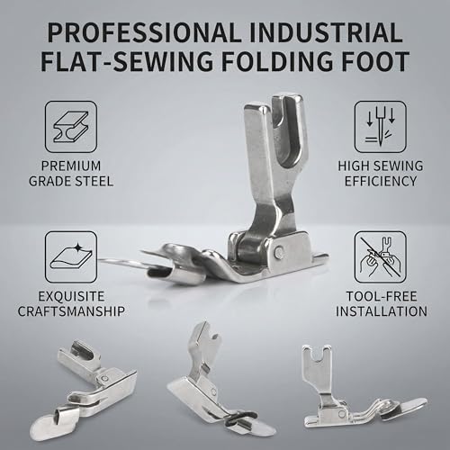 Pie prensatela de acero para máquina de coser shank bajo miniatura 4