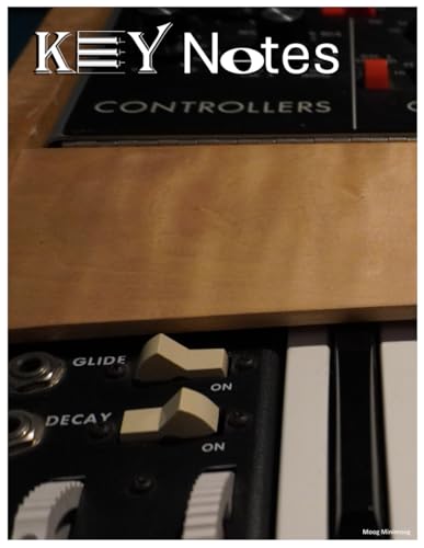  Key Notes Vintage Synthesizer Notebook Journal Sketchbook: Moog Minimoog