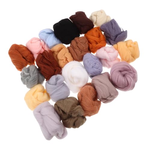 Material de Lana para Fieltro DIYEAH con 23 Piezas sin Costura