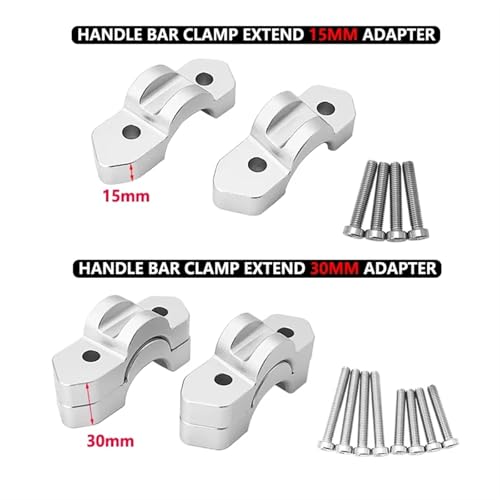 Kit rehausseur de guidon R1300GS pontet rehaussé de 15 mm