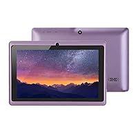 ZIEM 7-Zoll-Tablet Android Quad-Core-Prozessor WiFi-Version Dual-Kamera-Entertainment-Maschine Geschenk für Kinder Studenten Erwachsene