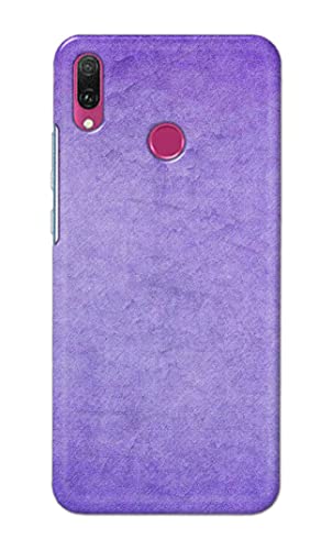 Image of Plain Purple Hard Back Case Cover for Huawei Y6 (2019) / Huawei Y6 Prime (2019) Back Cover -(J5) VNS2226