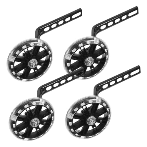 MAGICLULU Ruedas de Entrenamiento para Bicicleta 4 piezas Ruedas Auxiliares Ajustables con Estabilizadores de Equilibrio Intermitentes Compatibles para Niños y Accesorios para Bicicletas miniatura 1