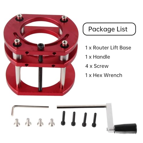 Base de roteador para marcenaria, liga de alumínio de alta resistência e base de mesa de roteador de