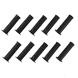 Set mit 10 Gummigriffabdeckungen für Gartengeräte und Landmaschinen, PVC für lange Lebensdauer (124 x 24 mm)