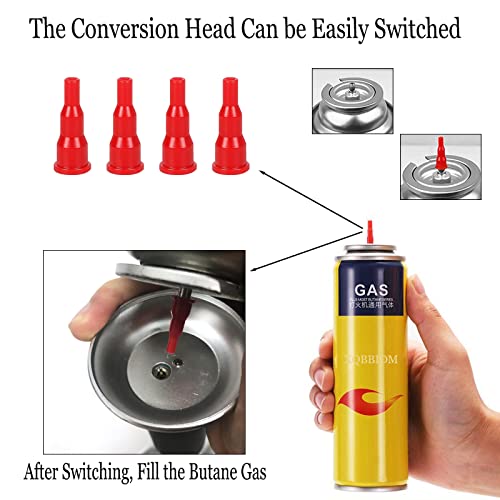 Butane Lighter Gas Refill Adapter, Convenient And Durable Butane Nozzle Refill Adapter,Multi-Purpose Butane Refill Valve For Short Nozzle Butane Tank, Butane Torch, Butane Lighter,Butane Lighter Users #TOP2