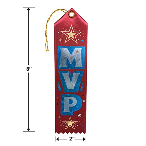 Beistle MVP Award Ribbons, 2 by 8-Inch, 6-Pack - Thumbnail 3