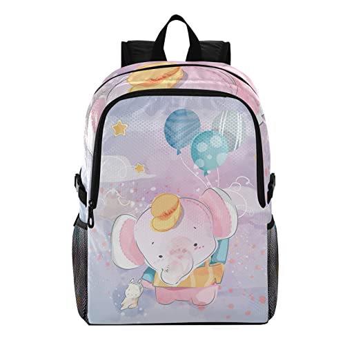 Sac à dos pliable enfants pour protéger les affaires d'école de la pluie motif éléphant