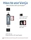 VANJA SD Kartenleser, 3-in-1 USB-A/C/Micro-USB Stecker SD Card Reader Adapter Aluminium OTG Kartenlesegerät für SD/Micro SD/SDHC/SDXC, Kompatibel mit iPhone 16-15/Android/Windows/macOS usw.