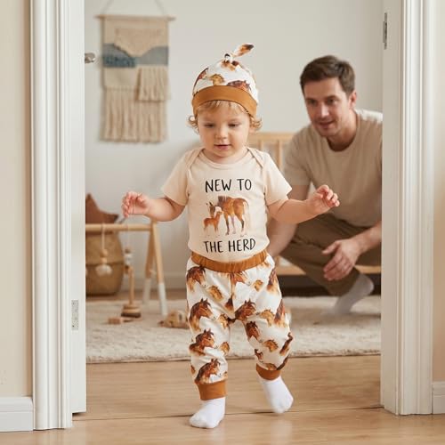 Image of Amnnchya Newborn Baby Boy Clothes Fishing Short Sleeve Romper Shirt Tops Pants Summer Spring Outfits Cute Hat Set