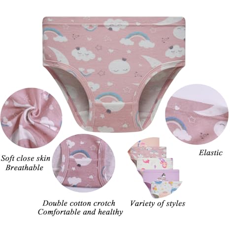 Image of Boboking Girls Soft Panties Toddler Underwear Kids Cotton Briefs