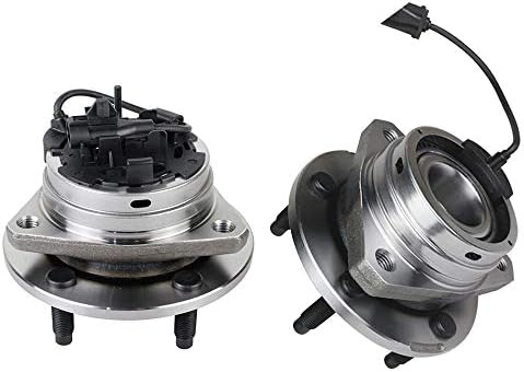 PAROD 513214 Set of 2 Front Wheel Bearing Hub Assembly Compatible with 04-12 Chevy Malibu, 08-10 Cobalt HHR, 05-10 Pontiac G6, 07-09 Saturn Aura 5 Lugs w/ABS