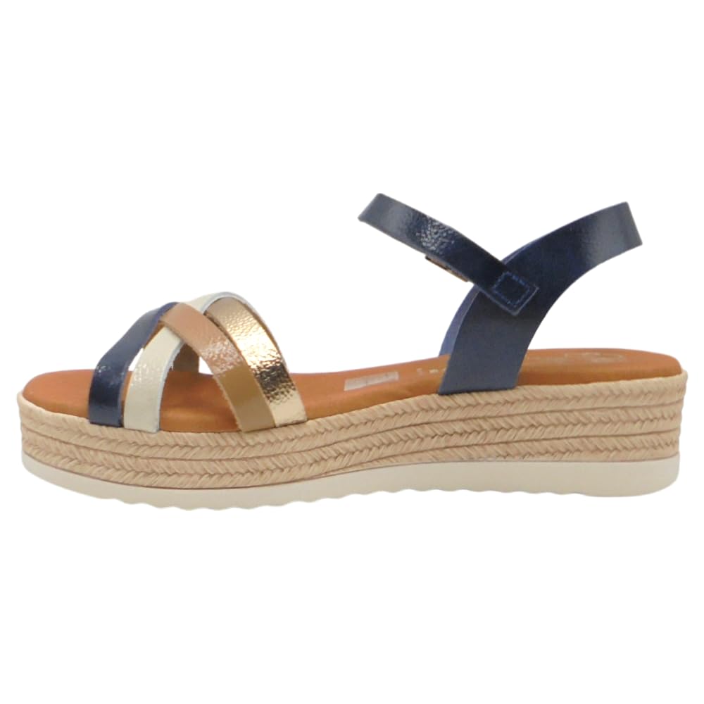 Oh! My Sandals - 6010 Zara Sandalias de Mujer cómodas con Plataforma Ligera y Plantilla Gel, Fabricadas en españa para: Mujer