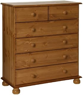 Furniture To Go Copenhagen 2 Plus 4-Drawer Chest, 90 x 83 x 39 cm, Antique Pine
