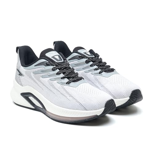 Image of ASIAN Powerplay-31 Men's Running Shoes | Wave-Tech Knit Upper with AeroFlow Side Panels | EVA Midsole | Fish-Scale Yarn | Stylish Athletic Sneakers