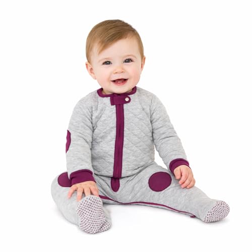 Image of baby deedee Sleepsie Quilted - Cotton Baby Footed Pajama