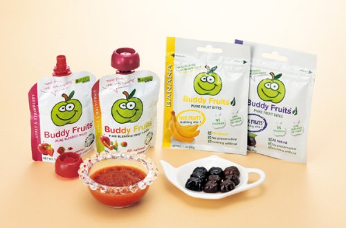 Buddy Fruits Originals Apple and Strawberry Fruit Blend, 3.2 Ounce -- 18 per case.