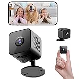 FormiPow 4K Mini Hidden Camera, Dual-Band 2.4GHz WiFi Indoor Security Camera with AI Human Detection, Night Vision, Cloud/SD Storage, Indoor Camera for Baby, Pet and Older (SD Card Not Included)