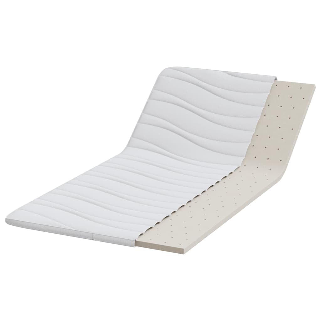 Matratzenauflage Weiß 100 x 200 cm Strickstoff atmungsaktiv wasserdicht waschbar allergikerfreundlich schmutzabweisend für Schlafzimmer, Kinder, Baby, Inkontinenz, Komfort, Hygiene