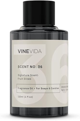 Miniatura 927 de VINEVIDA [4 onzas] Aceite de fragancia de madera de teca de caoba para fabricación de velas y fabricación de jabón, aromas de velas prémium para