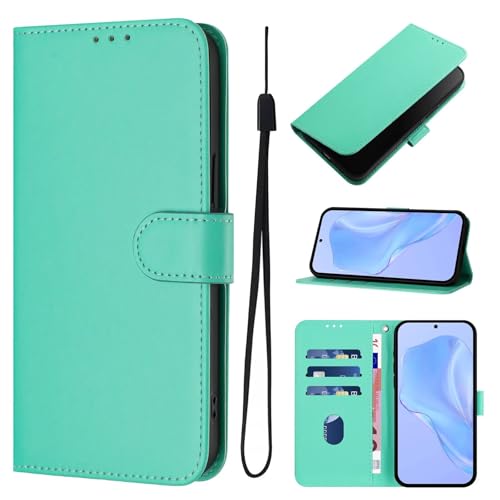 WOWUDI Funda de teléfono para Nokia C30,Funda Tipo Billetera con Tarjetero y función de Soporte,a Prueba de Golpes,Tipo Libro Flip Case - Verde