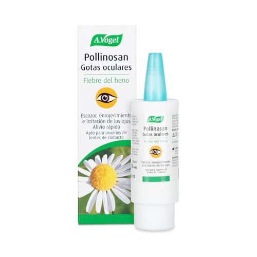 A.Vogel Pollinosan Gotas Oculares | Alergia | Fiebre del Heno | Escozor, Enrojecimiento e Irritación de Ojos | Alivio rápido | Apto Lentes de Contacto | Para Ojos Secos | Ácido Hialurónico | 10 ml