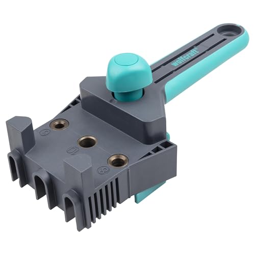 wolfcraft Maestro de ensamblaje para madera: calibre de espiga para ensamblar madera I 4640000 I Maestro de ensamblaje para espigas para ensambles perfectos en esquinas y uniones de superficie en maderas