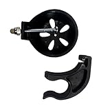 FabaCare Stockhalter Gehstockhalter, schwarz, für Weinberger 9269 Rollator, Halterung für Gehstock, Gehstockhalterung, FabaCare Spezialversiegelung